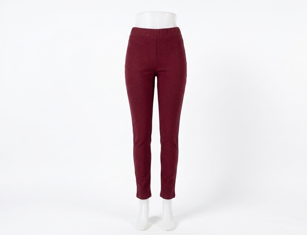 NEW FRENCH KYSS mid rise leggings in wine